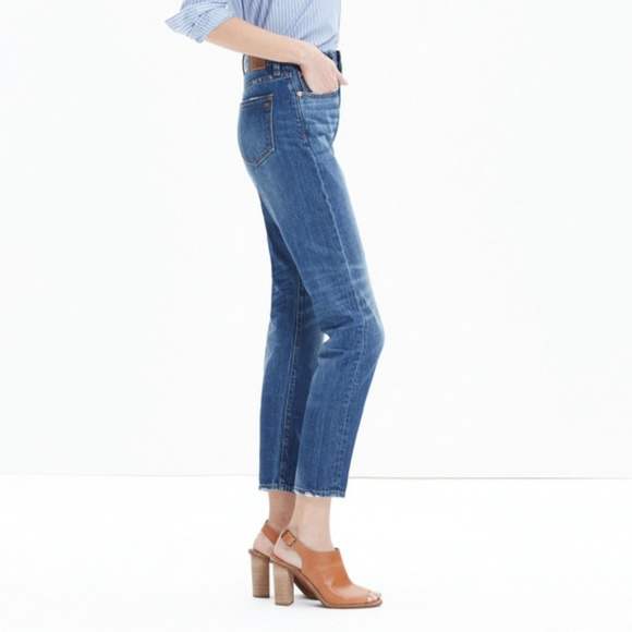 NWOT MADEWELL Straight Crop Jeans Crusier Ankle 25 - Picture 3 of 8